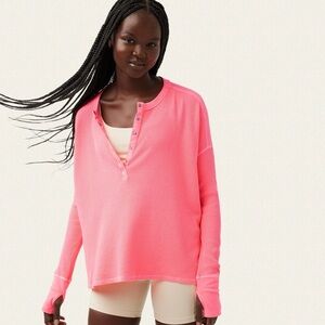 OFFLINE By Aerie Wow! Waffle Henley